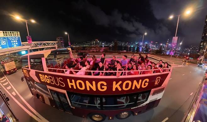 야간 시티투어 버스 [사진/성연재 기자]