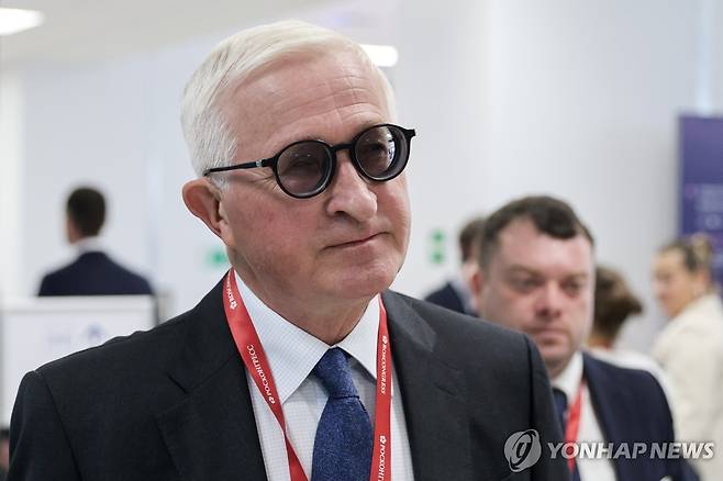 동방경제포럼 참석한 알렉산드르 쇼힌 러시아산업기업연합회장 [타스 연합뉴스. 재판매 및 DB 금지]