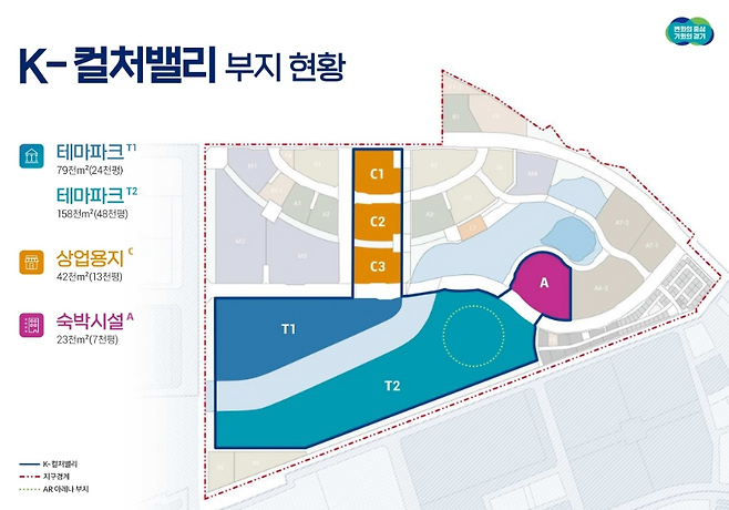 K-컬처밸리 부지 현황. [사진=경기도]