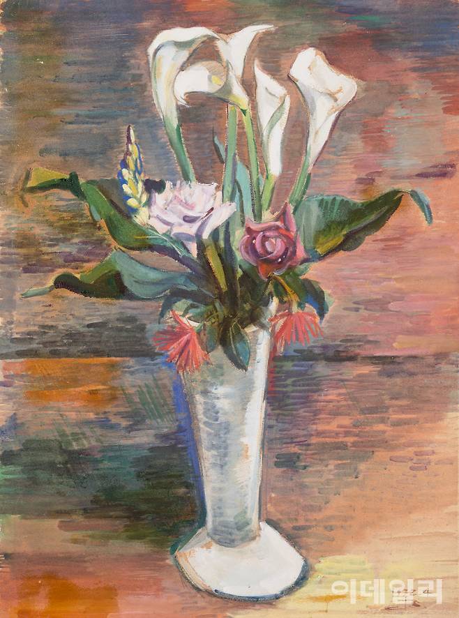 이인성의 ‘카이유’(1932). 일본 도쿄 유학 중에 그려 서울로 보내진 뒤 1932년 ‘제11회 조선미술전람회’에 출품해 특선을 받은 작품이다. 수상 이후 일본 궁내청이 사들여 오랫동안 일본에 있다가 1999년 국립현대미술관이 구입하며 한국으로 건너왔다. 1929년 제8회를 시작으로 마지막인 1944년 제23회까지 한 해도 거르지 않고 매년 ‘조선미술전람회’에 출품해 특선 등 주요상을 휩쓴 작가의 경력이 유명하다. 종이에 수채 물감, 72.5×53.5㎝. 국립현대미술관 소장.