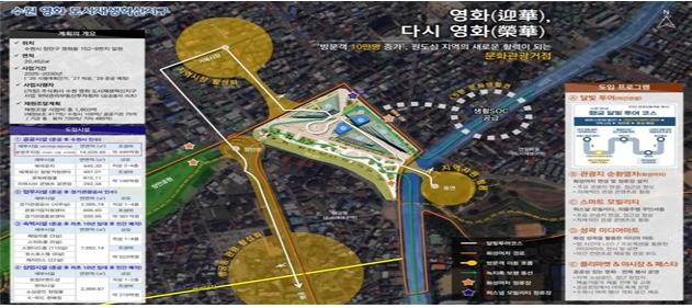 수원시 영화 도시재생 혁신지구 사업개요.(국토부 제공)/ 뉴스1 ⓒ News1