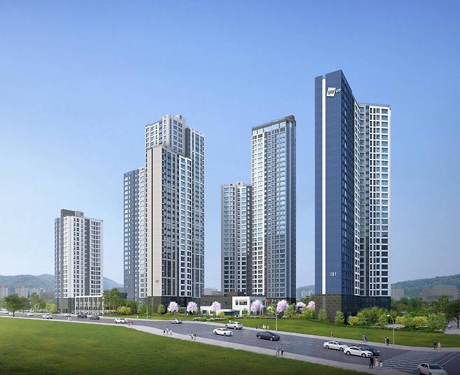 5일 본보기집 문을 열고 본격적인 분양 일정을 시작하는 인천 미추홀구 도화동 ‘두산위브 더센트럴 도화’. 두산건설 제공