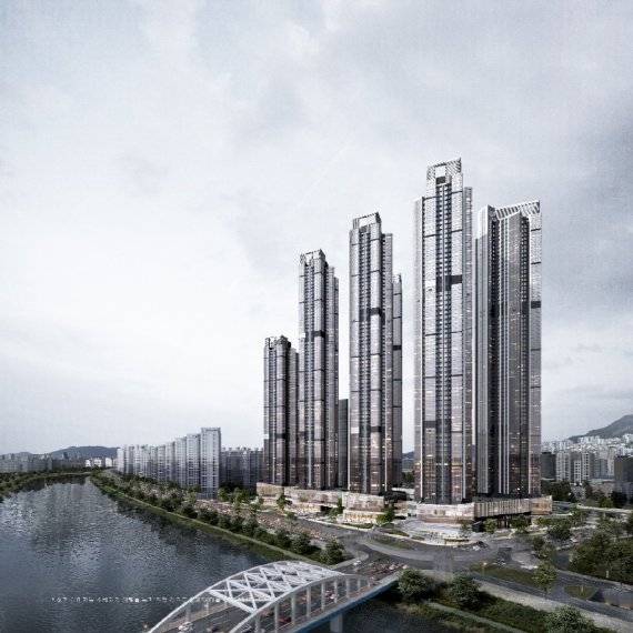 <르엘 리버파크 센텀 투시도>