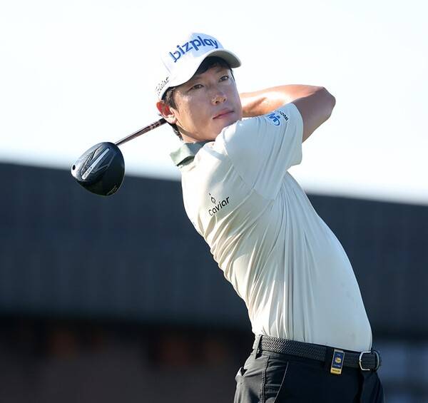 2025년 한국프로골프(KPGA) 투어 KPGA 파운더스컵에 출전한 김태훈 프로가 1라운드에서 경기하는 모습이다. 사진제공=KPGA
