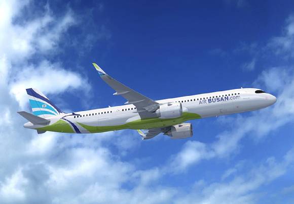 에어부산 A321neo 항공기 [사진=에어부산]