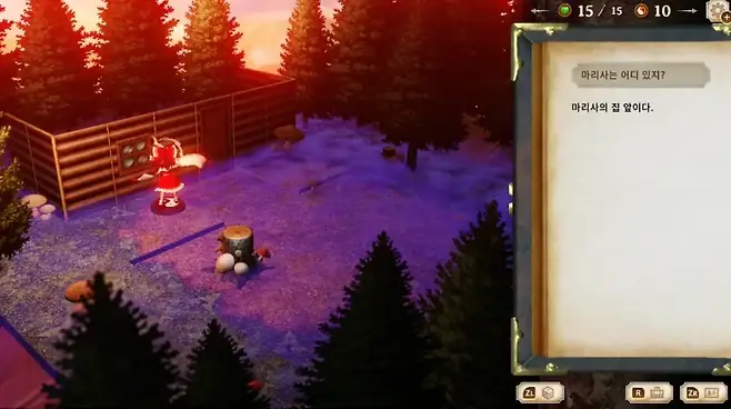 ▲ 선택지를 하나씩 골라가며, 전형적인 테이블탑 RPG 느낌을 잘 보여줍니다