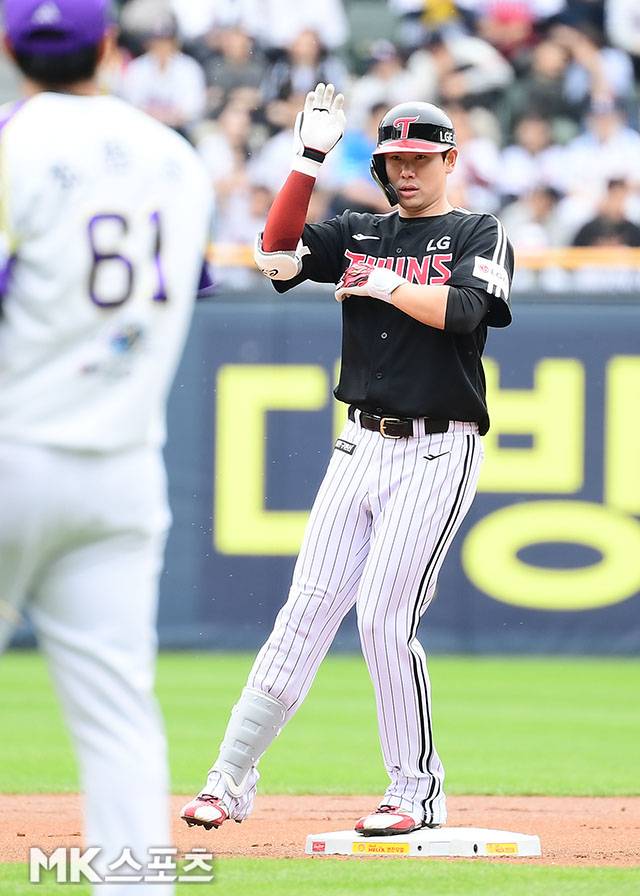 복귀를 앞두고 있는 홍창기. 사진=김영구 기자