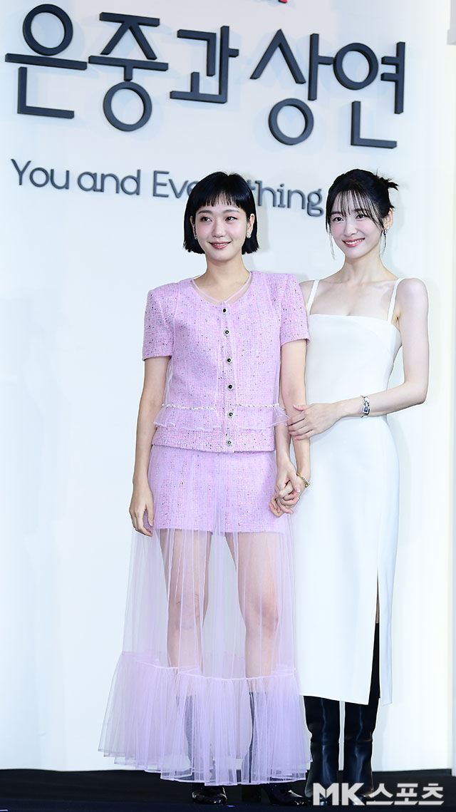 5일 오전 서울 중구 앰배서더 서울 풀만 호텔에서 넷플릭스 시리즈 ‘은중과 상연’의 제작발표회가 진행됐다. 이날 현장에는 조영민 감독을 비롯해 김고은, 박지현이 참석했다. / 사진 = 김영구 기자