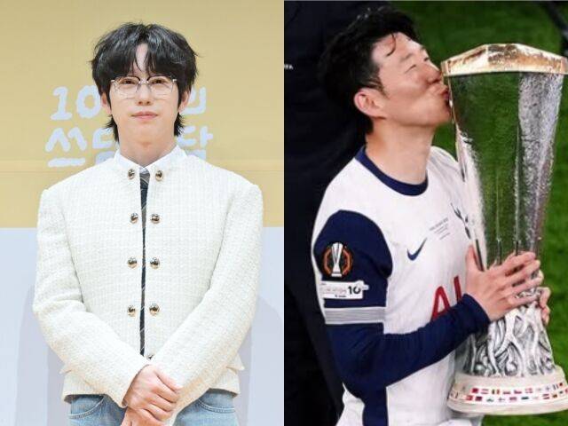 가수 10CM가 손흥민 선수를 KBS 2TV 뮤직토크쇼 '더시즌즈-쓰담쓰담'에 초대했다. /KBS 제공·손흥민 인스타그램