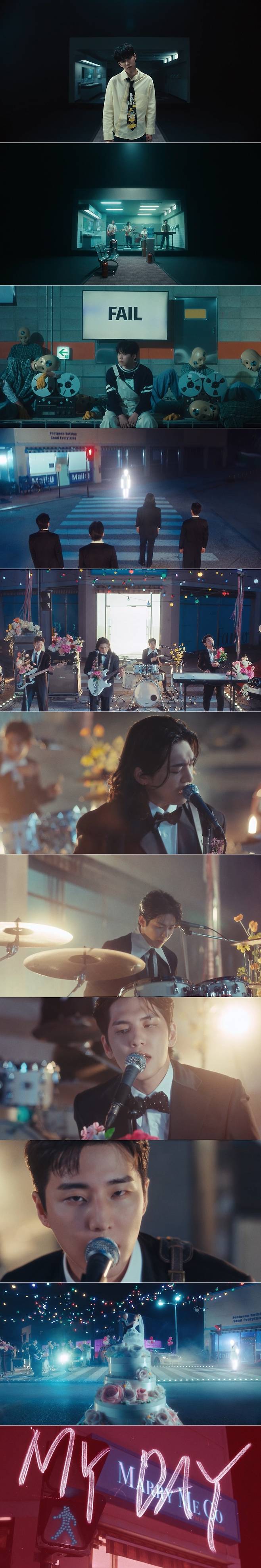 사진=데이식스 ‘INSIDE OUT’ 뮤직비디오, JYP엔터테인먼트 제공