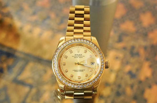 강도가 훔치려고 했던 고가의 롤렉스 시계 [출처=뉴욕포스트]