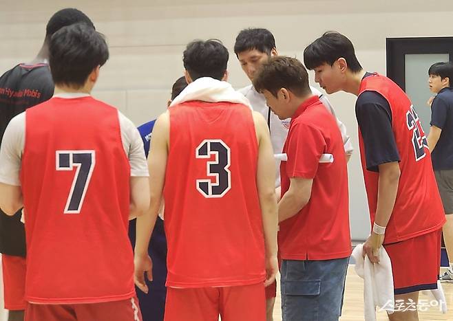 현대모비스 일본 전지훈련 사진. 양동근 신임 감독의 디테일이 팀에 스며들고 있다. 나가사키(일본)｜박정현 기자