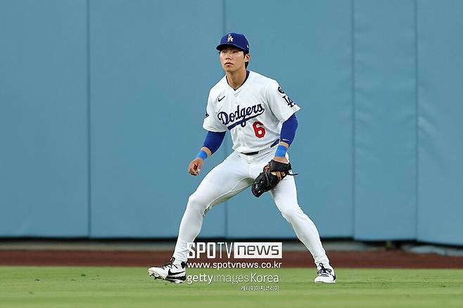 ▲ 김혜성은 올해 주로 2루수와 중견수로 뛰었지만 재활 경기 당시에는 좌익수 선발 출전 비중이 높았다