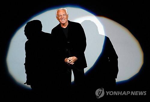 조르지오 아르마니 [로이터 연합뉴스 자료사진. 재판매 및 DB 금지]