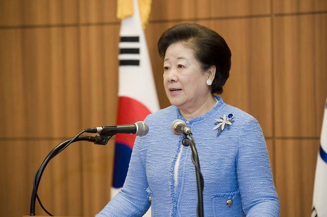 한학자 통일교 총재 [통일교 제공. 재판매 및 DB 금지]