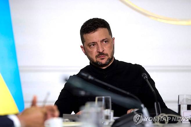 볼로디미르 젤렌스키 우크라이나 대통령 [UPI/우크라이나 대통령실 연합뉴스 자료사진. 재판매 및 DB 금지]