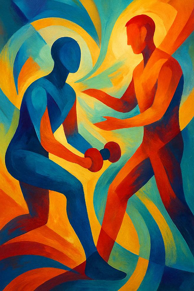 건강한 운동을 위해선 몸이 좋아보이는 트레이너가 아닌 지식과 경험을 갖춘 검증된 전문가와 함께 해야 한다. 사진=퍼플렉시티 AI