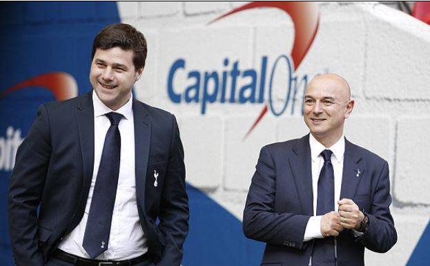 토트넘 시절의 포체티노 감독과 대니얼 레비 회장. 로이터연합뉴스