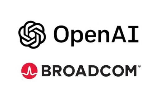 ▲ 오픈AI와 브로드컴 기업로고