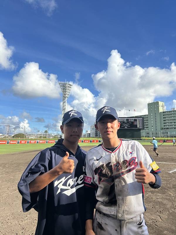최요한과 박지호 / 사진=대한야구소프트볼협회 제공
