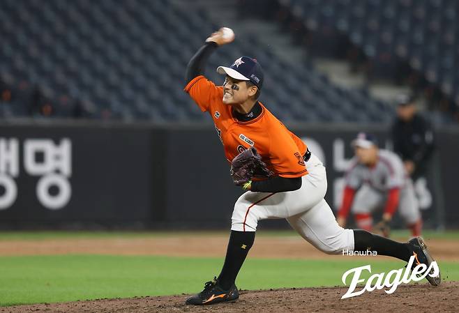 2026 KBO 신인드래프트 전체 1순위 지명이 유력한 천안북일고 투수 박준현. 사진 한화 이글스