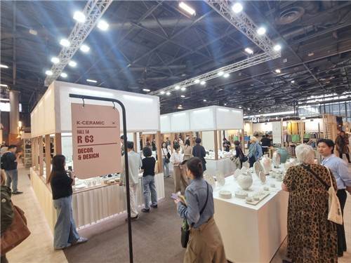 '2025 파리 메종&오브제'에 출품된 한국 도예 작품  [여주시 제공. 재판매 및 DB 금지]