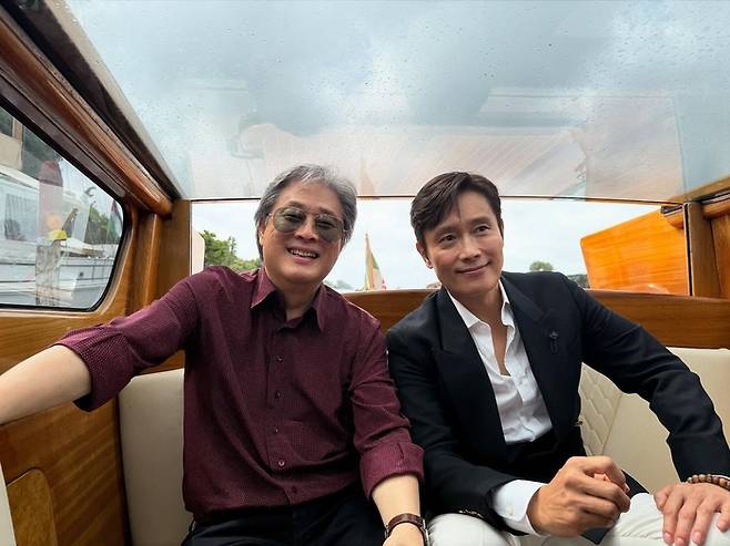 박찬욱 감독-이병헌. 손예진 인스타그램.