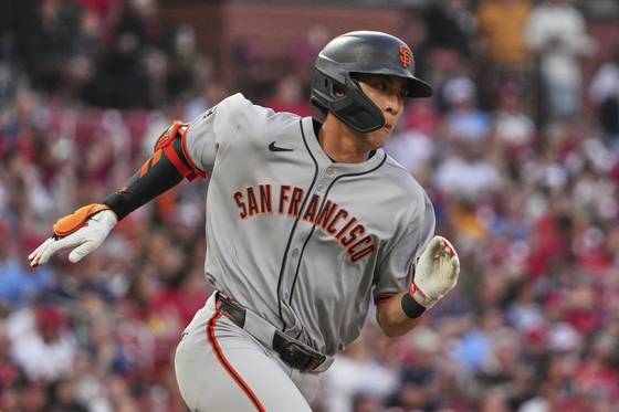 이정후가 9월 들어 치른 4경기에서 6할 타율을 기록하며 3경기 연속 멀티 히트 행진을 이어갔다. AP=연합뉴스