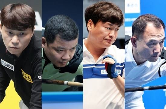 올시즌 4차전 SY베리테옴므PBA챔피언십 우승향방이 (왼쪽부터) 최성원-D.응우옌, 강민구-이승진 4강 대결로 압축됐다. (사진=PBA)