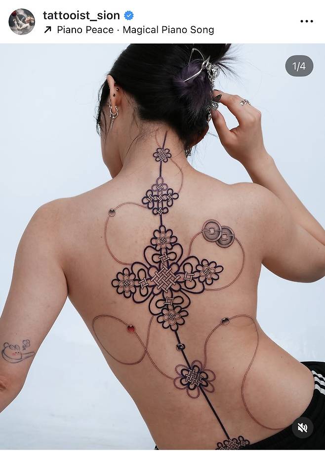 /사진=타투이스트 곽시온 인스타그램