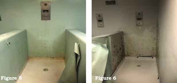 미국 국토안보부(DHS) 감찰 보고서에 나온 폭스턴 이민자 구금시설 내부 사진. DHS