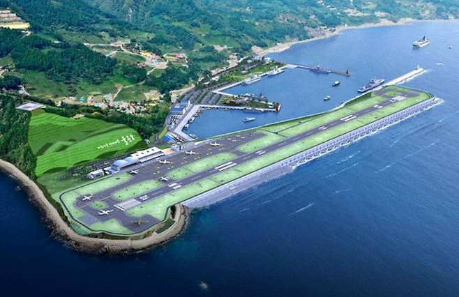 울릉공항 활주로 조감도[헤럴드 DB]