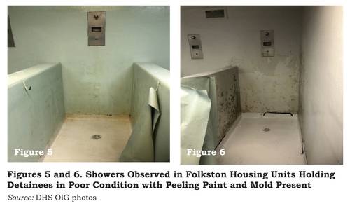 한국인 구금된 미국 이민 당국 시설 내부 [2021년 11월 16일 촬영된 내부 모습, 연합뉴스 제공]