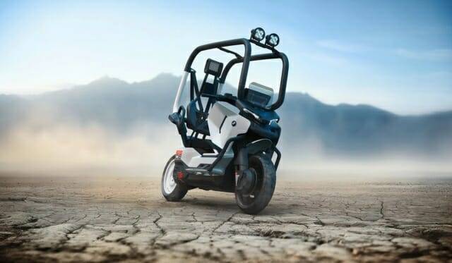 비전 CE는 실용적인 느낌을 유지하면서 미래 지향적인 디자인 요소를 적용했다. (출처=BMW 모토라드)