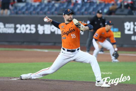 라이언 와이스. 한화이글스 제공