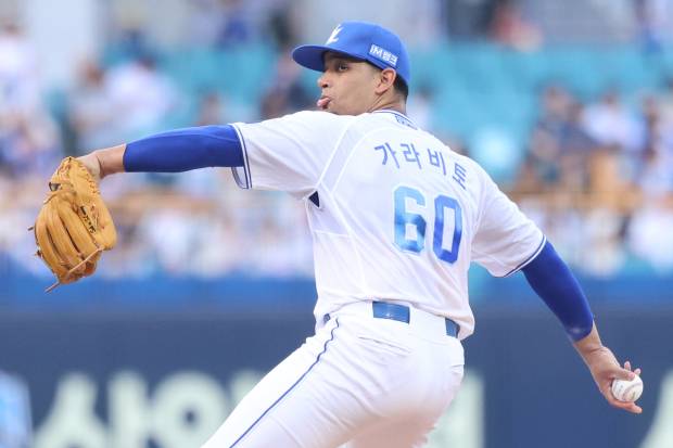 9일 광주에서 제임스 네일과 맞대결하는 헤르손 가라비토. 삼성 제공