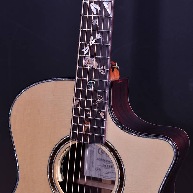 크래프터 코리아에서 제작한 가왕 조용필의 커스텀 기타 [크래프터 코리아 제공]