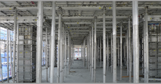 삼목에스폼이 제조한 알루미늄 지지대. 삼목에스폼 홈페이지 캡쳐