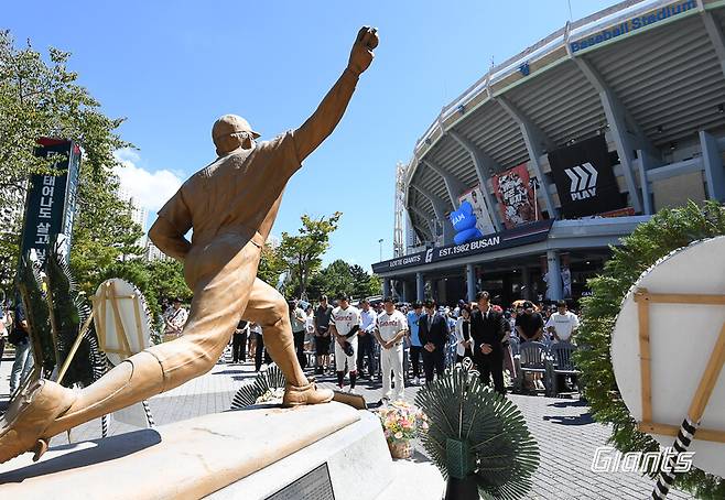 ▲ 최동원 메모리얼데이 ⓒ롯데 자이언츠