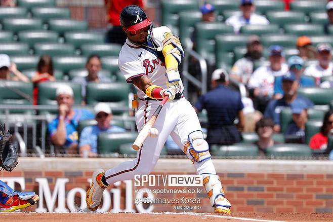 ▲ 아쿠냐 주니어는 8일 시애틀전에서도 2타수 무안타를 기록하며 25타수 연속 무안타 침묵을 이어 갔다