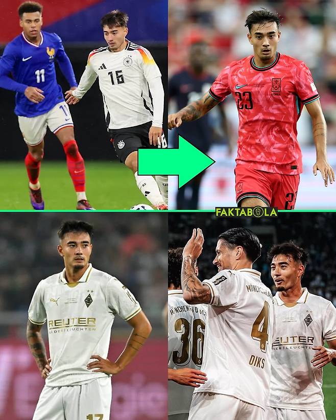 독일 연령별 대표팀을 거쳐 대한민국 A대표팀으로 데뷔한 옌스 카스트로프. /사진=팍타볼라 SNS 캡처