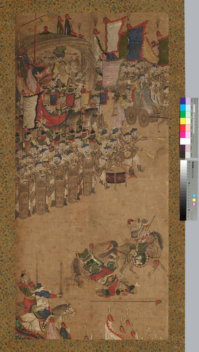 '삼국지연의도' [국립전주박물관 제공. 재판매 및 DB 금지]