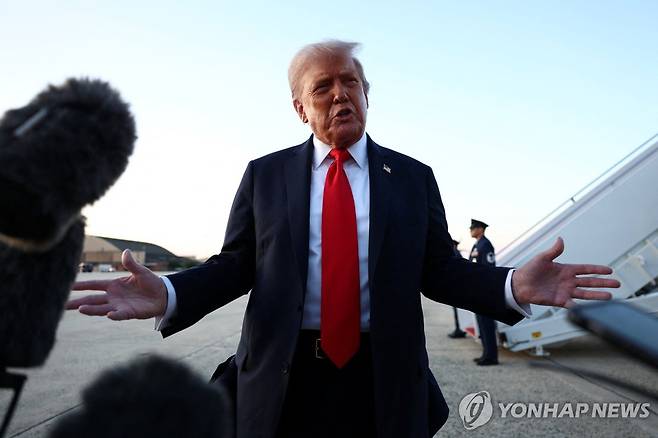 도널드 트럼프 미국 대통령 [로이터=연합뉴스. 재판매 및 DB 금지]