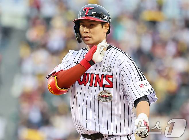 LG 트윈스 홍창기. 뉴스1 DB ⓒ News1 김도우 기자