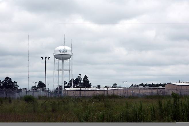 미국 조지아주 포크스턴의 이민세관단속국(ICE) 구금시설 모습. 연합뉴스