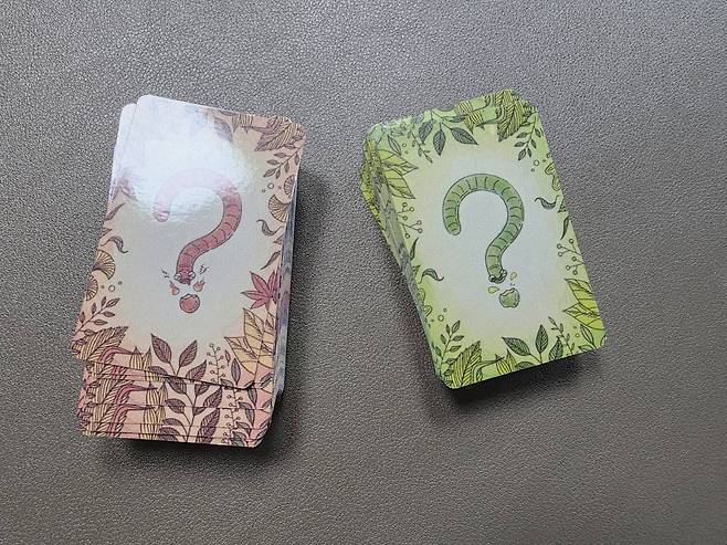 붉은색이 매운맛 카드다