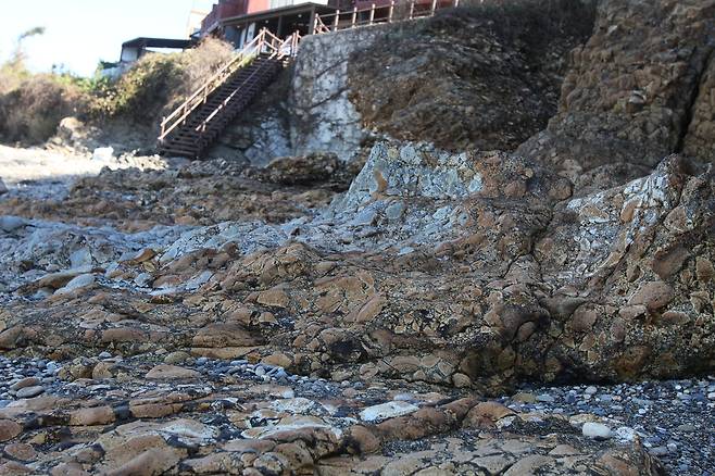 전북 부안군 격포리 페퍼라이트. 국가유산청 제공