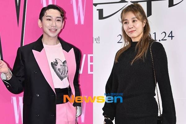 왼쪽부터 김호영 옥주현/뉴스엔DB