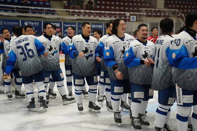 코리아 아이스하키 우승을 차지한 HL 안양 [HL 안양 제공. 재판매 및 DB 금지]