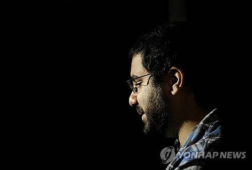 이집트 대표적 반체제 인사 알라 압델 파타 [AFP 연합뉴스 자료사진. 재판매 및 DB 금지]